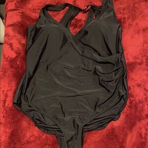 Sea & Sand Black One-Piece Swimsuit